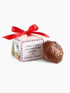 Шоколадная бомбочка с маршмеллоу «Новый год: Письмо Деду Морозу», молочный шоколад, 38 г - Фото 3