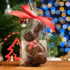 Фигура из  темного шоколада "Заяц с бантиком" , 38 г - Фото 2