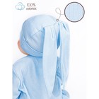 Чепчик детский Fashion bunny, размер 40-42 см, цвет голубой - фото 299396561