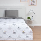 Покрывало 1.5-спальное «Этель» Funny rabbits, 145×210 см, хлопок 100% - Фото 2