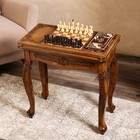 Стол ломберный раскладной "Шахматы и нарды", массив ореха, 70х60х30 см, Армения - фото 280688112