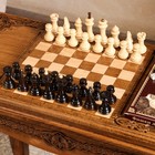 Стол ломберный раскладной "Шахматы и нарды", массив ореха, 70х60х30 см, Армения - Фото 2