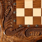 Шахматы-нарды ручной работы "Универсал", с ручкой, 50х27 см, массив ореха, Армения - Фото 6