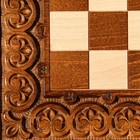 Шахматы-нарды ручной работы "Узоры с резкой", 40х20 см, массив ореха, Армения - Фото 6