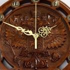 Часы ручной работы "Герб", 30 см, массив, Армения - Фото 2