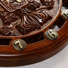 Часы ручной работы "Герб", 30 см, массив, Армения - Фото 3