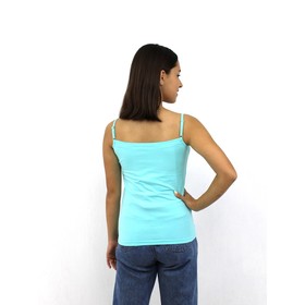 

Майка женская, размер 50, цвет тиффани