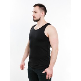 

Майка мужская, размер 56, цвет чёрный