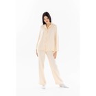 Рубашка женская с длинным рукавом, размер 48, цвет персиковый - Фото 5