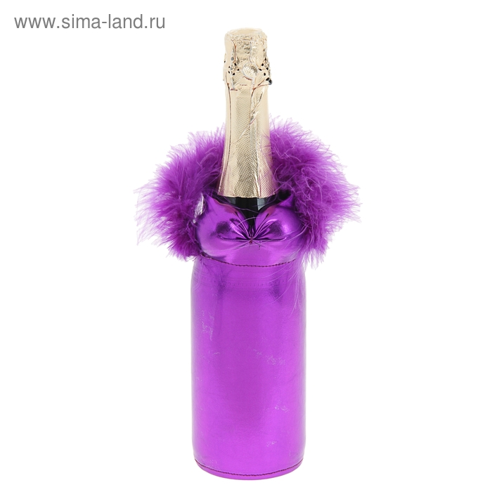 Одежда на бутылку "Жгучая красавица", цвет фиолетовый - Фото 1