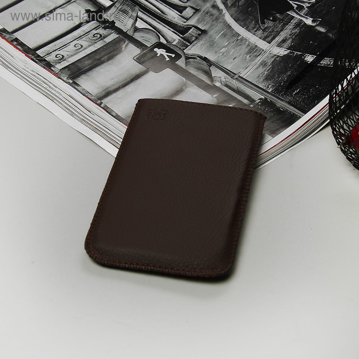 Чехол с ремешком "Norton" для телефона, размер Y, цвет коричневый - Фото 1
