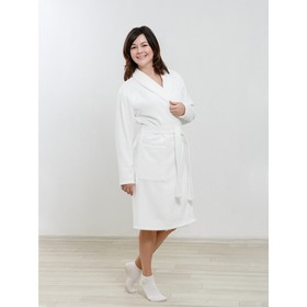 

Халат махровый банный, размер 44, цвет белый