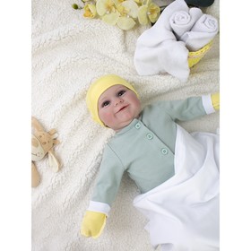 

Шапочка детская, возраст 3-6 месяцев, цвет жёлтый