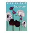 Блокнот А7, 40 листов в клетку на гребне, обложка мелованный картон, блок офсет, МИКС (комплект 78 шт) - фото 42749638