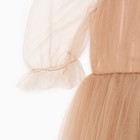Платье для девочки нарядное KAFTAN, рост 110-116 см (32), бежевый - Фото 9