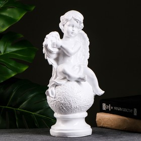 Фигура "Ангел на шаре с арфой" 32х13 см