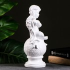 Фигура гипс «Ангел на шаре с арфой», 32×13 см - Фото 2