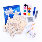 Набор для творчества «Новогодний ночник из дерева. Зайчик» - Фото 3