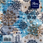 Салфетки бумажные Перышко Prestige 33х33 "Снежная сказка" 3сл 20л. - Фото 2