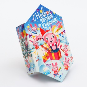 Коробка - конфета подарочная новогодняя складная "Шурум - Бурум" 20?4.5?11.5 см (комплект 10 шт)