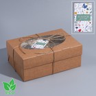 Коробка для капкейка, кондитерская упаковка с шильдиком, 6 ячеек, «Подарок для тебя», 23.5 х 16 х 10 см - фото 319022251