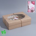 Коробка для капкейка с шильдиком «С любовью», 32 х 23.5 х 10 см - фото 319022307