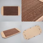 Когтеточка-лежанка для кошек «Пижон» КРАФТ, 57×28.5×2.5 см, гофрокартон - Фото 6