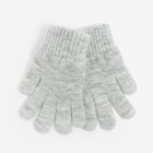 Перчатки женские, цвет светло-серый, размер 18 - Фото 1