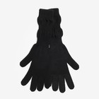 Перчатки женские, цвет чёрный, размер 18 - фото 9934238