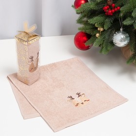 Полотенце махровое «Этель. Оленёнок», 30×60 см, 340 г/м², 100% хлопок