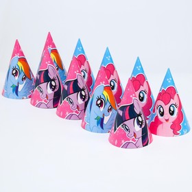 Набор бумажных колпаков "С Днем Рождения", My Little Pony, 10 шт