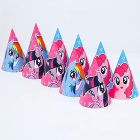 Набор бумажных колпаков "С Днем Рождения", My Little Pony, 10 шт 7731322