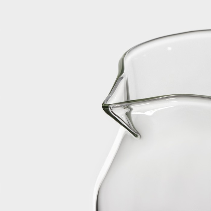 Кувшин стеклянный с металлической крышкой Magistro «Богема», 1,7 л, цвет крышки серебряный - фото 1876547886