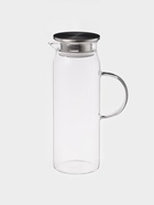 Кувшин для воды Magistro «Богема», 1.7 л, 10×27.5 см, с металлической крышкой, стекло, прозрачный, серебристая крышка - Фото 9