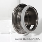 Кувшин для воды Magistro «Богема», 2 л, 9.7×32 см, с металлической крышкой, стекло, прозрачный, серебристая крышка - Фото 3