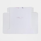 Кондитерская упаковка, коробка с PVC окном, «Цветы», 20 х 20 х 5 см  (артикул 9115848)  большой выбор товаров оптом и в розницу по низким ценам с доставкой