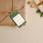 Открытка-шильдик на подарок «Новогодняя ботаника», 5×9 см - Фото 4