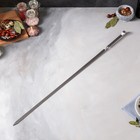 Шампур армянский, ручка металл, 67 см х 2 мм, рабочая часть 55 см - фото 321358195