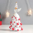 Сувенир полистоун "Новогодний ангел с ёлочкой и новогодними шариками" 18х8,5х8,5 см - фото 21739683
