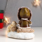 Фигурка светящаяся «Малыш и белый медвежонок - посиделки у костра», 12.5×8×13.5 см - Фото 6