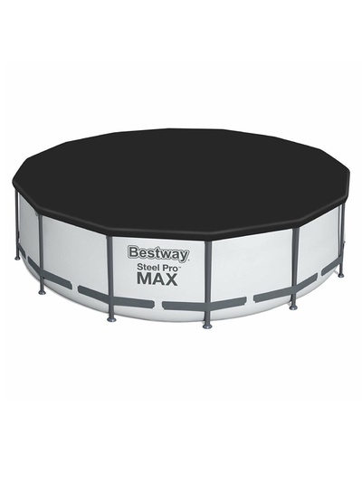 Бассейн каркасный Bestway Pool Set 5618W, 396×122 см, фильтр-насос, лестница, тент, круглый
