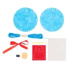 Ёлочный шар своими руками на новый год «Дед Мороз», набор для творчества - Фото 4