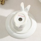 Блюдо для десертов Доляна «Зайка в золотом», 16×9.5 см - Фото 4