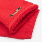 Носки зимние женские «Мишки», цвет красный, размер 23-25 (37-40) - Фото 9
