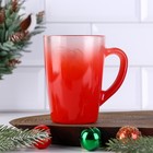 Кружка стеклянная новогодняя «Верь в чудеса!», 300 мл - Фото 2