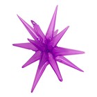 Шар полимерный 22" «Звезда 3Д», цвет фиолетовый - фото 9935958