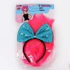 Карнавальный набор «Красотка» (парик, ободок) - фото 47636123