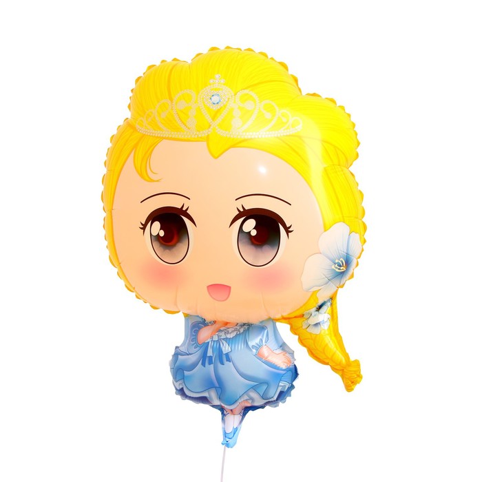 Шар фольгированный 25" «Милая куколка», блондинка - Фото 1