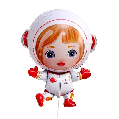 Шар фольгированный 30" «Девочка-космонавт»