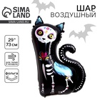 Воздушный шар фольгированный 29" «Кошка. Хэллоуин», фигура - Фото 1